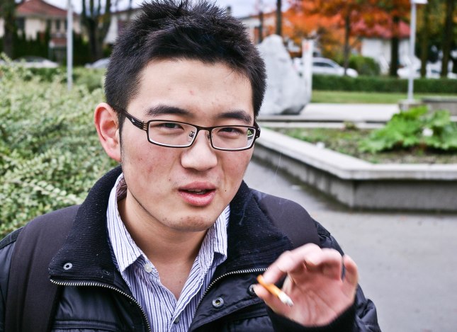 Smoking Student